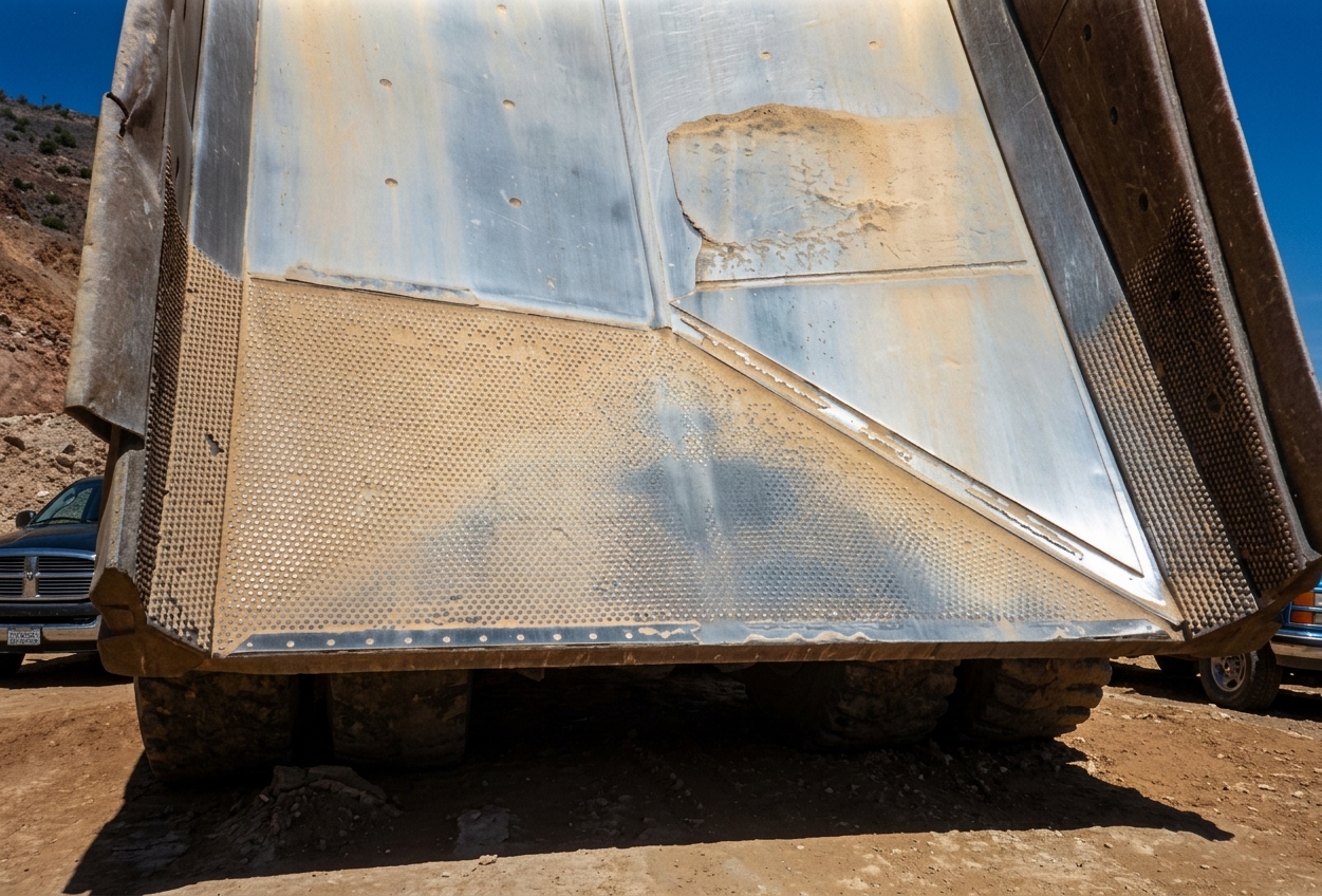 Caja de camión de acarreo equipada con TuffStudds